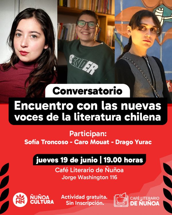 Conversatorio: Encuentro con las nuevas voces de la literatura chilena